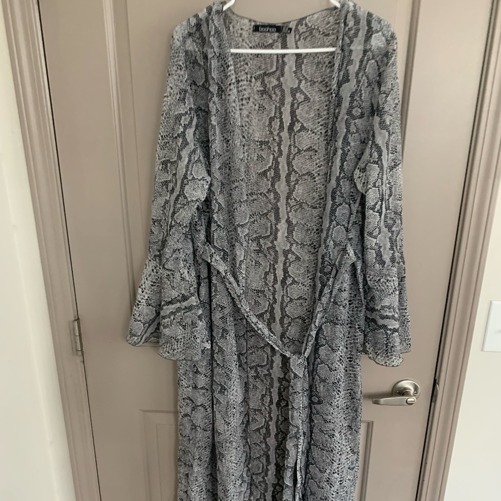Snake Print Kimono